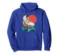 Minimalist Roller Skate Sun 70S Vibe Hoodie - Novelty Apparel for Adults - T-Shirt, Sweatshirt, Hoodie