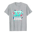 Birthday Gift 37 Is New Typography Art T-Shirt - Fun Novelty Design Unisex - T-Shirt, Sweatshirt, Hoodie