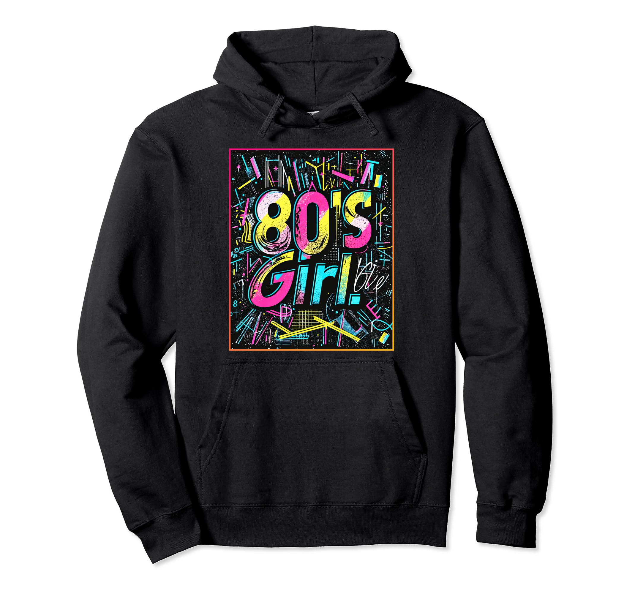 80S Party Costume Synthwave Retrowave Hoodie - Novelty Apparel Unisex - T-Shirt, Sweatshirt, Hoodie