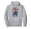 Eunice Louisiana Motorcycle Skull Rider Hoodie - Trendy Graphic for Adults - T-Shirt, Sweatshirt, Hoodie