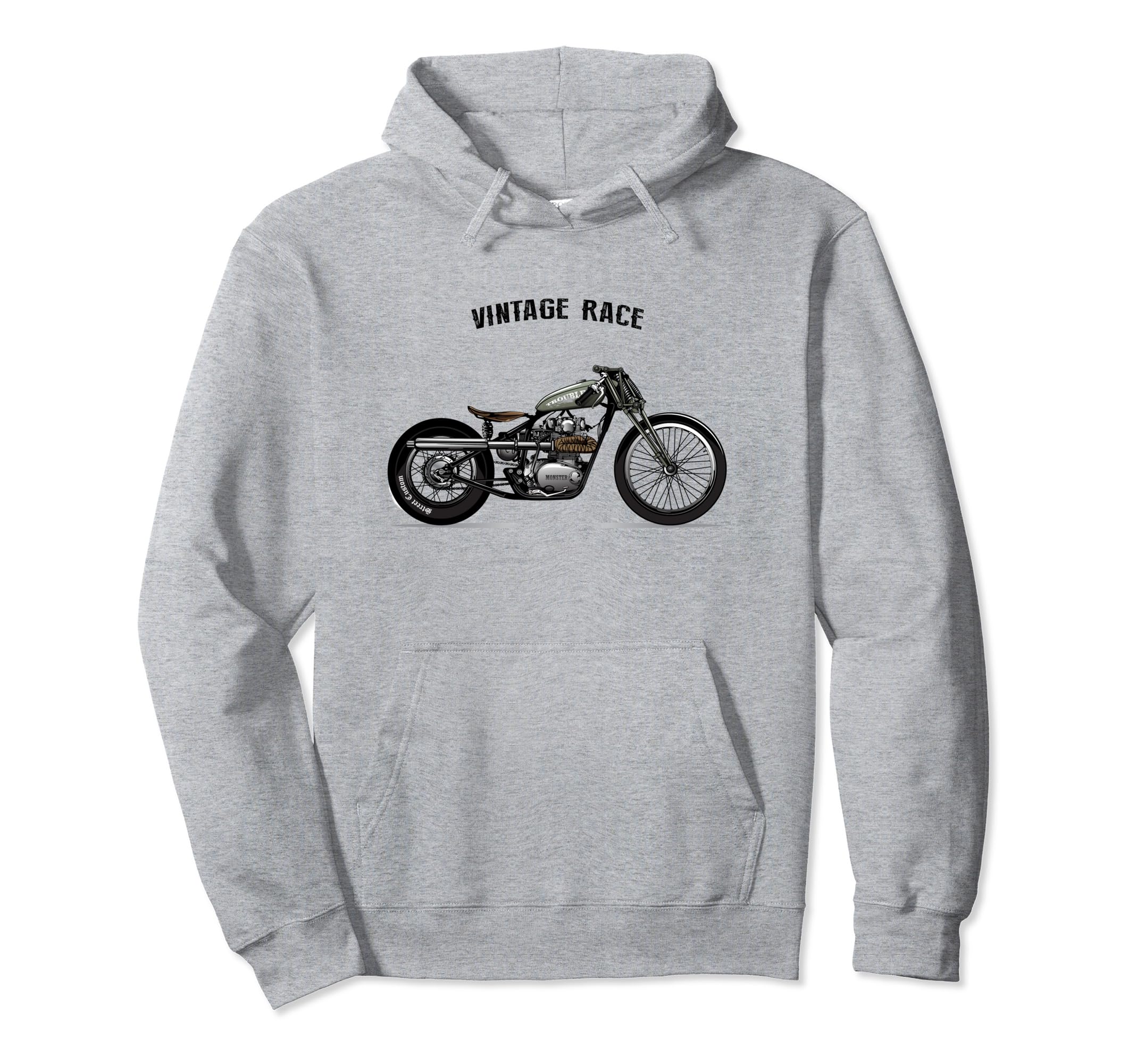 Bike Moto Motorcycle Hoody Biker Hoodie - Fun Novelty Design Men Women - T-Shirt, Sweatshirt, Hoodie