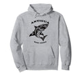 Antigua West Indies Tribal Shark Hoodie - Fun Novelty Design for Adults - T-Shirt, Sweatshirt, Hoodie