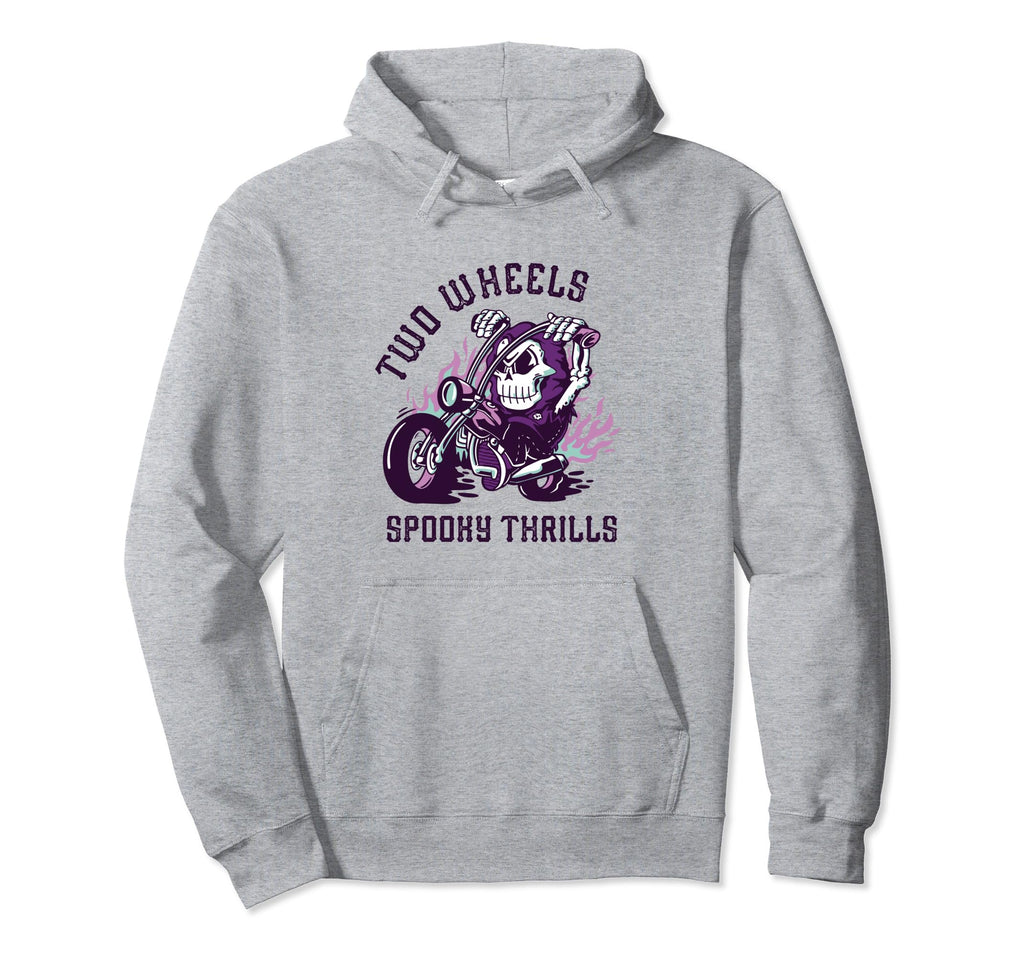 Funny Biker Skeleton Motorcycle Rider Hoodie - Aesthetic Graphic Unisex - T-Shirt, Sweatshirt, Hoodie
