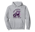 Funny Biker Skeleton Motorcycle Rider Hoodie - Aesthetic Graphic Unisex - T-Shirt, Sweatshirt, Hoodie