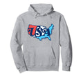 Usa Map Typography Patriotic 4Th July Hoodie - Unique Graphic for Adults - T-Shirt, Sweatshirt, Hoodie