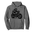 Sloth Riding Motorcycle Hoodie - Aesthetic Graphic for Adults - T-Shirt, Sweatshirt, Hoodie