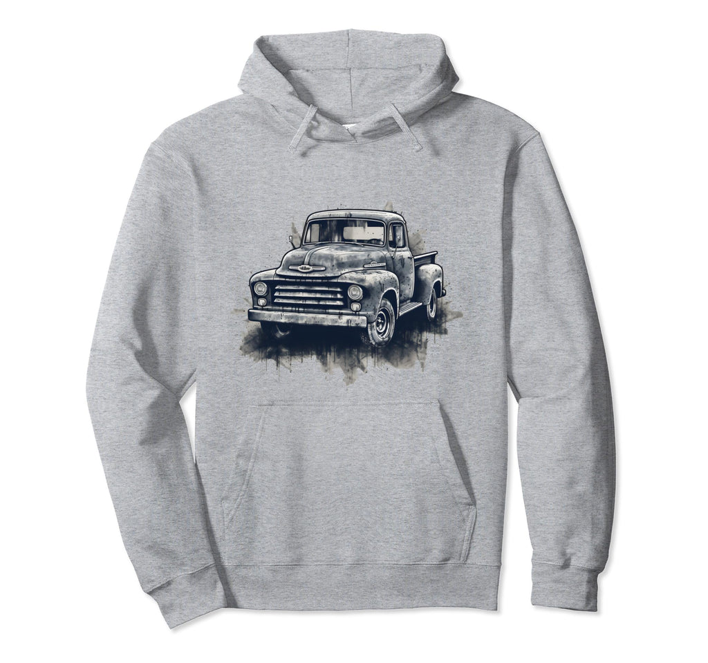Truck Old School American Pickup Farm Hoodie - Streetwear Style for Adults - T-Shirt, Sweatshirt, Hoodie