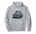 Truck Old School American Pickup Farm Hoodie - Streetwear Style for Adults - T-Shirt, Sweatshirt, Hoodie