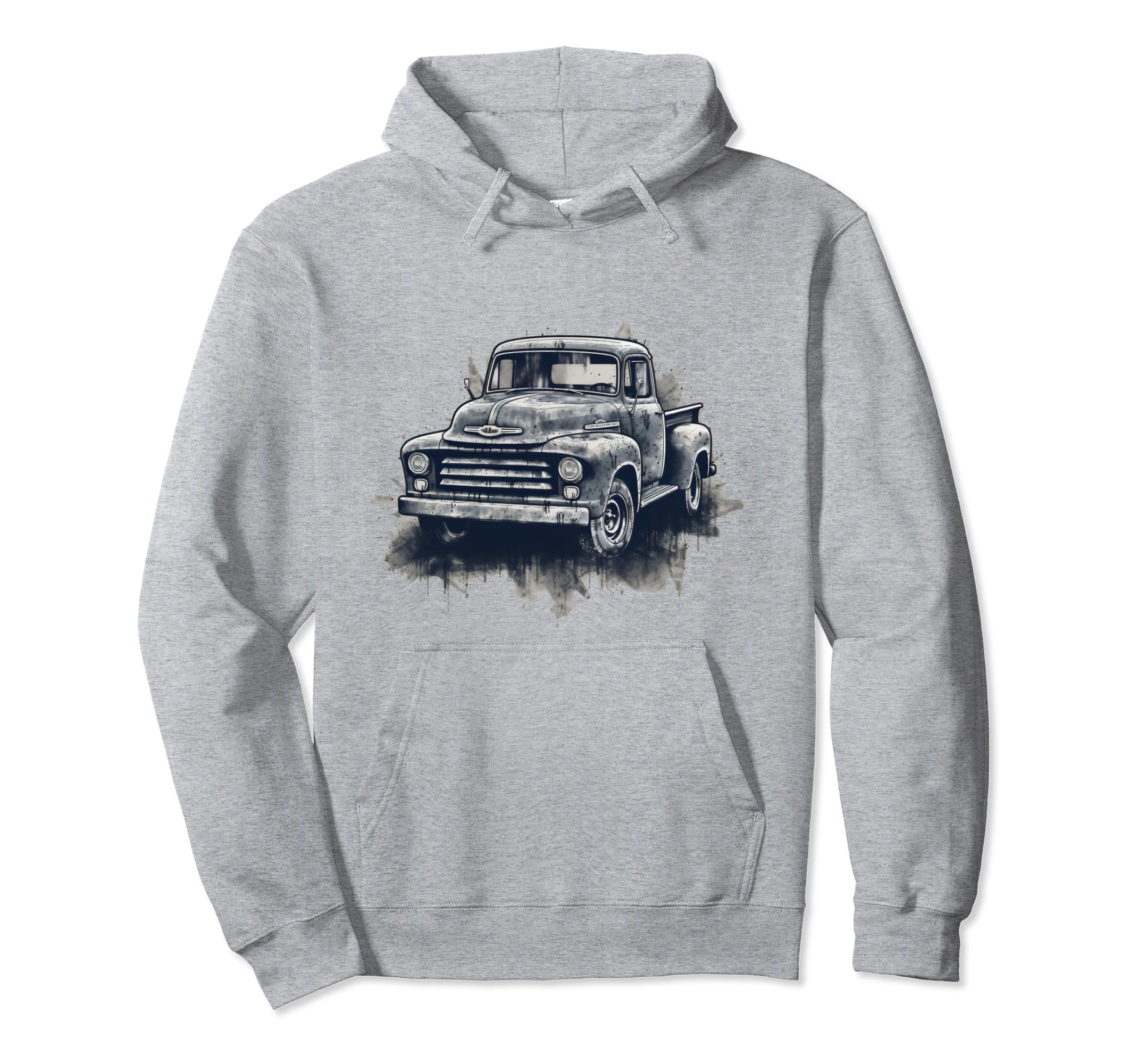 Truck Old School American Pickup Farm Hoodie - Streetwear Style for Adults - T-Shirt, Sweatshirt, Hoodie