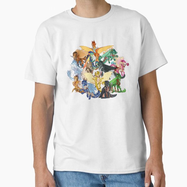 Wings of Fire as D&D Characters - Adult & Kids T-Shirts, Sweatshirts & Hoodies apparel design preview 1