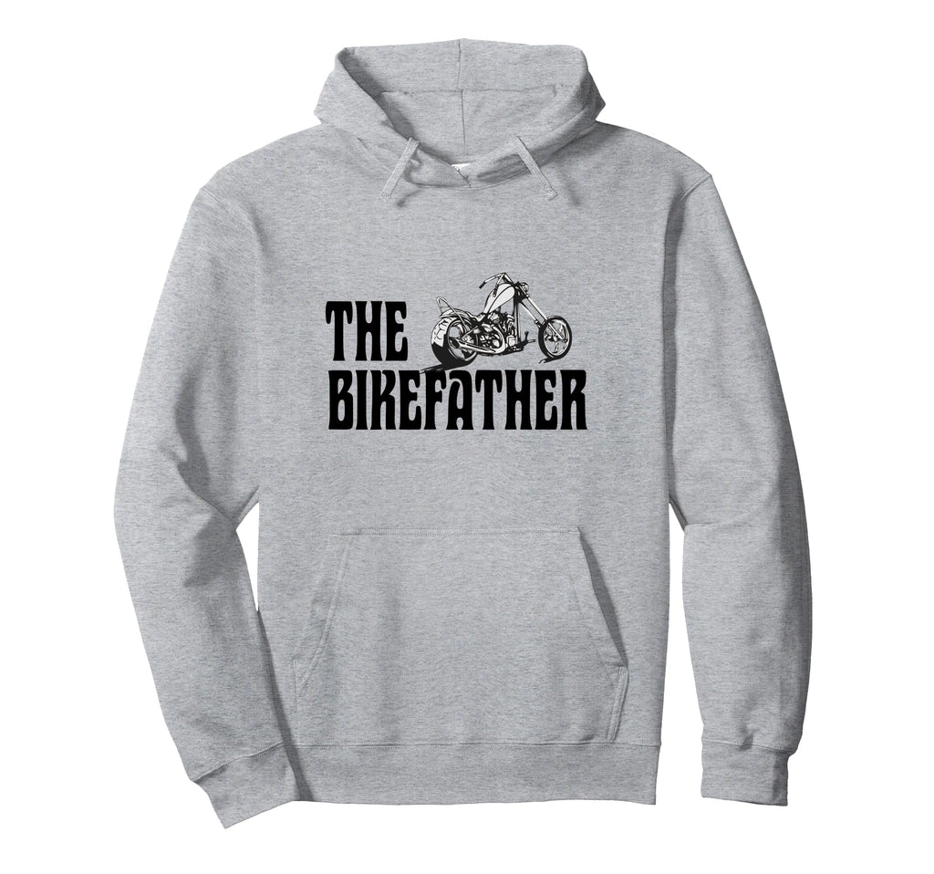 Biker Bikefather Biker Dad Funny Hoodie - Casual Everyday Wear Men Women - T-Shirt, Sweatshirt, Hoodie
