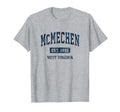 Mcmechen West Virginia Wv Athletic T-Shirt - Novelty Apparel Men Women - T-Shirt, Sweatshirt, Hoodie