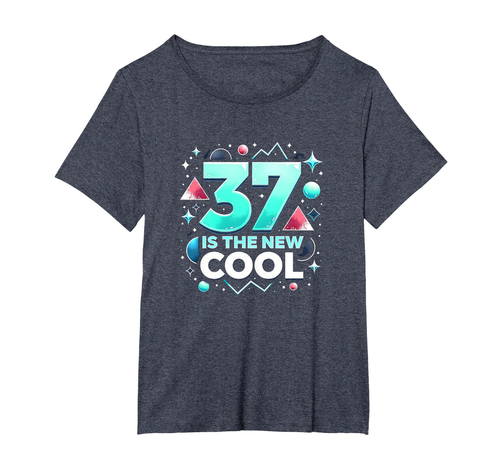 Birthday Gift 37 Is New Typography Art T-Shirt - Graphic Print for Adults - T-Shirt, Sweatshirt, Hoodie