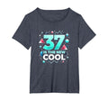 Birthday Gift 37 Is New Typography Art T-Shirt - Graphic Print for Adults - T-Shirt, Sweatshirt, Hoodie