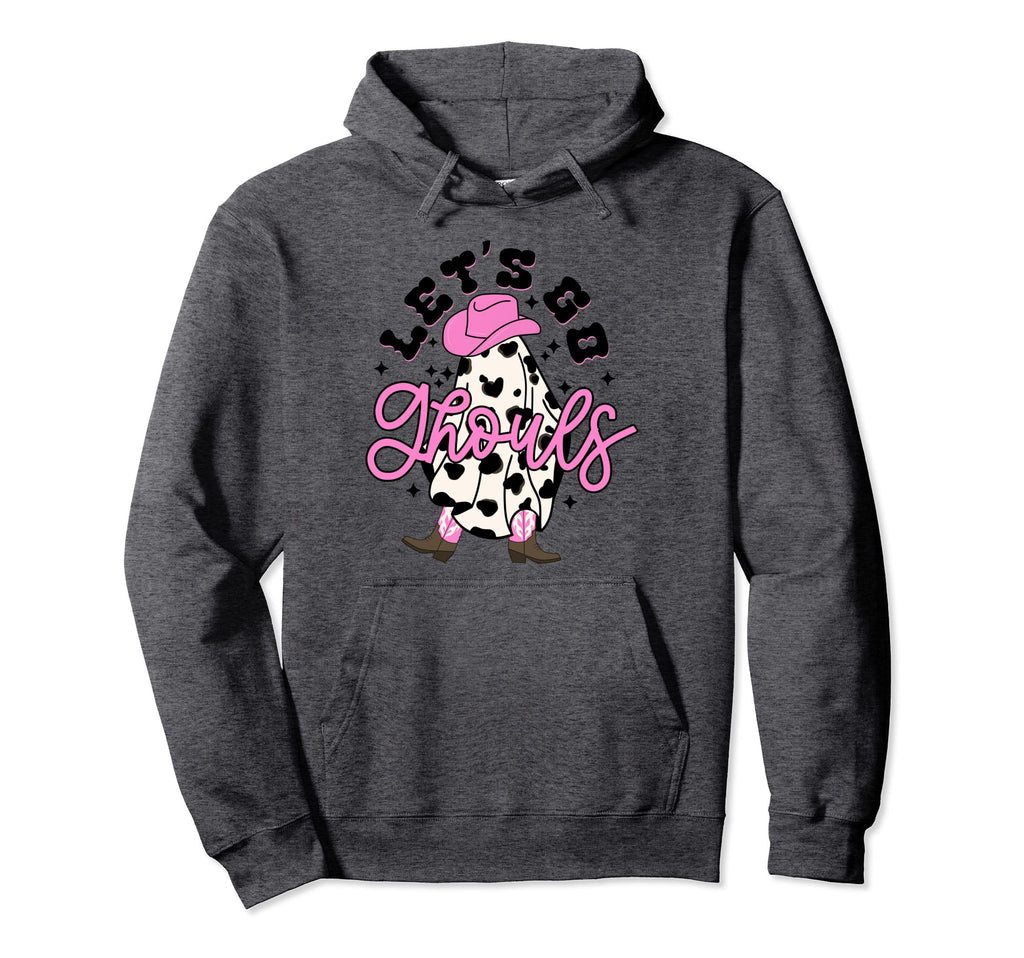 Lets Go Ghouls Cowgirl Western Spooky Hoodie - Trendy Graphic Men Women - T-Shirt, Sweatshirt, Hoodie