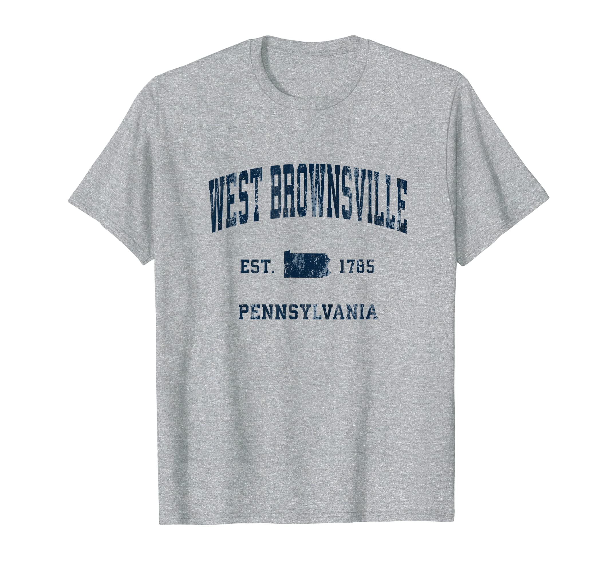 West Brownsville Pennsylvania Pa Athletic T-Shirt - Graphic Print Unisex - T-Shirt, Sweatshirt, Hoodie