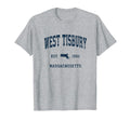 West Tisbury Massachusetts Ma Athletic T-Shirt - Unique Graphic Men Women - T-Shirt, Sweatshirt, Hoodie