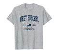 West Buechel Kentucky Ky Athletic Navy T-Shirt - Trendy Graphic Unisex - T-Shirt, Sweatshirt, Hoodie