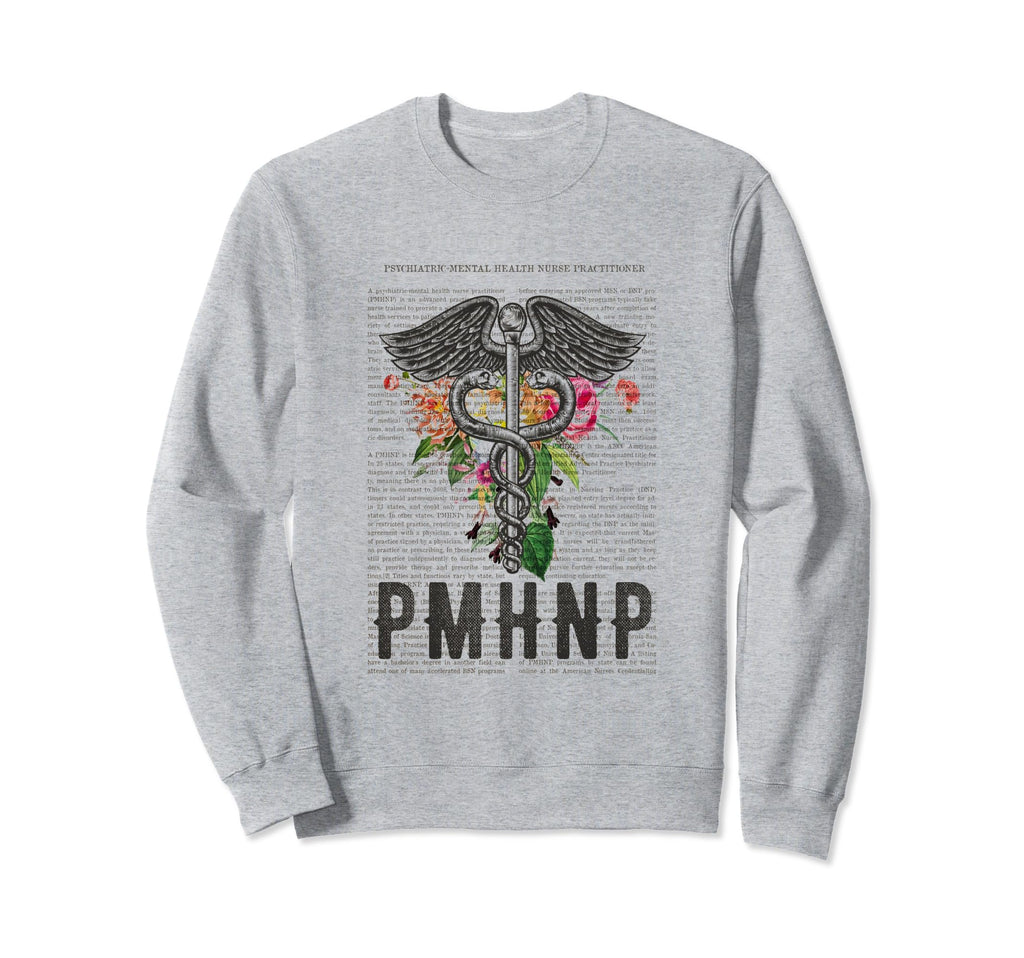 Pmhnp Psychiatric Mental Health Sweatshirt - Minimalist Print Men Women - T-Shirt, Sweatshirt, Hoodie