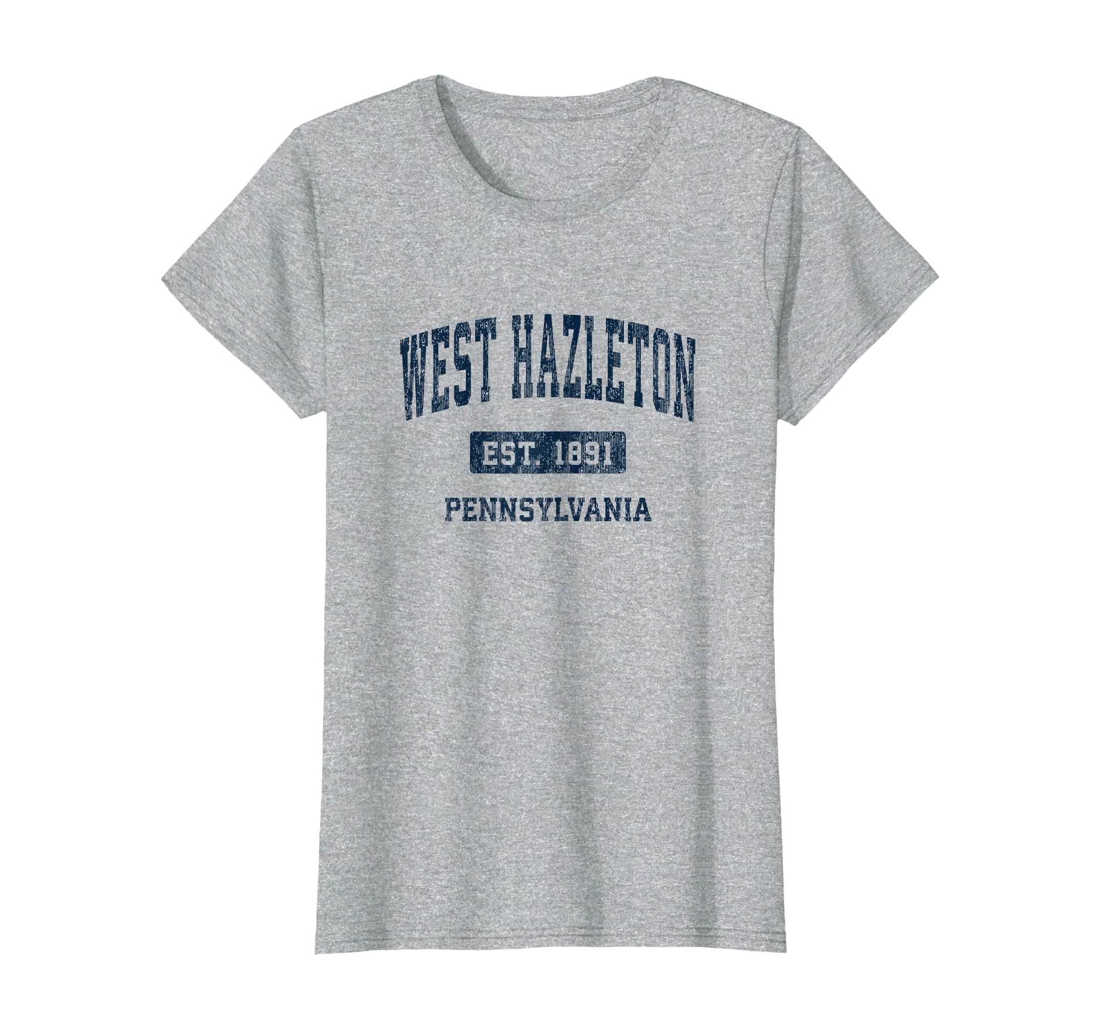 West Hazleton Pennsylvania Pa T-Shirt - Custom Art Print for Adults - T-Shirt, Sweatshirt, Hoodie