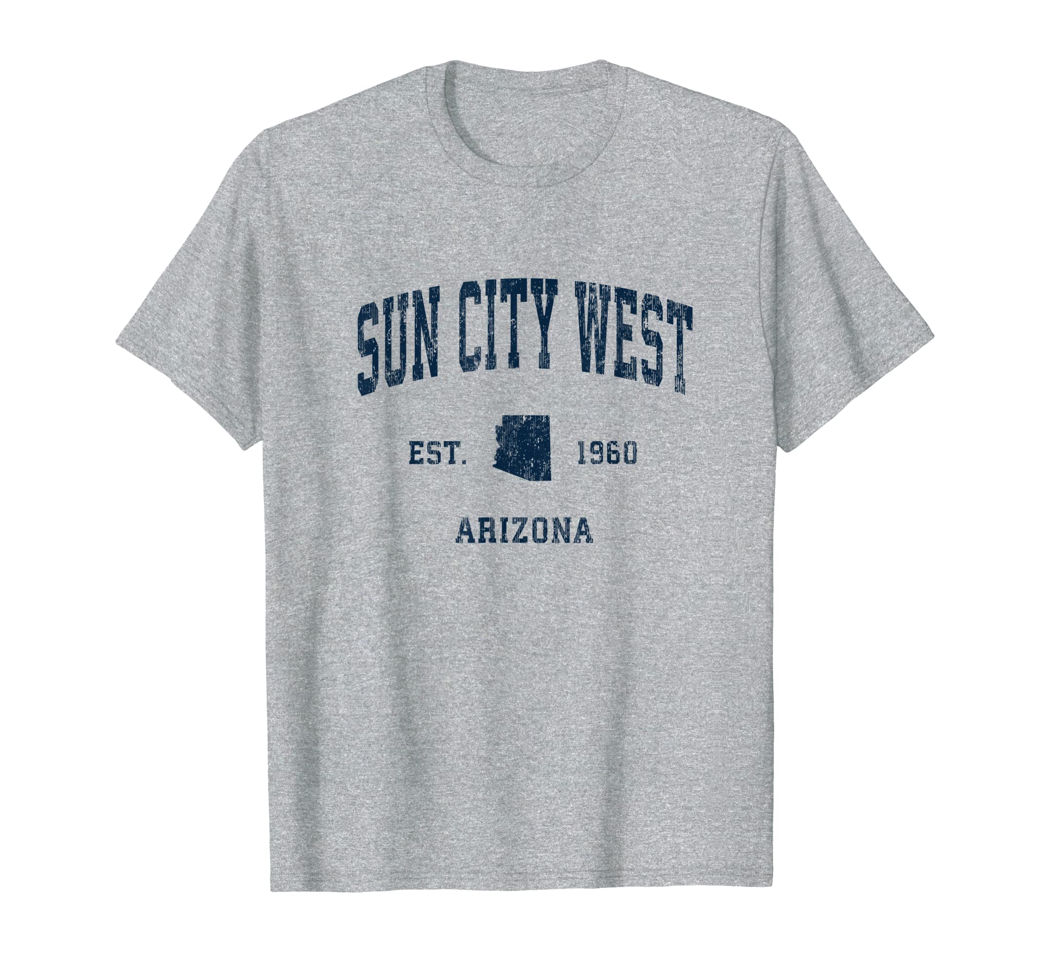 Sun City West Arizona Az Athletic Navy T-Shirt - Aesthetic Graphic Unisex - T-Shirt, Sweatshirt, Hoodie