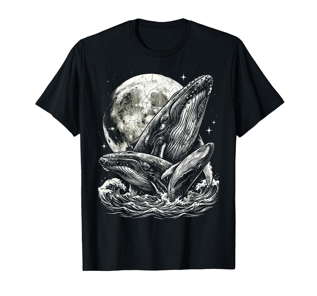 Blue Whale Humpback Whale 90S T-Shirt - Aesthetic Graphic for Adults - T-Shirt, Sweatshirt, Hoodie
