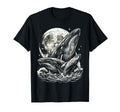 Blue Whale Humpback Whale 90S T-Shirt - Aesthetic Graphic for Adults - T-Shirt, Sweatshirt, Hoodie