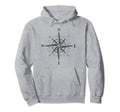 Compass North South East West Sailing Hoodie - Streetwear Style Men Women - T-Shirt, Sweatshirt, Hoodie