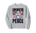 Inner Peace Meditation Zen Yoga Pose Sweatshirt - Unique Graphic Men Women - T-Shirt, Sweatshirt, Hoodie