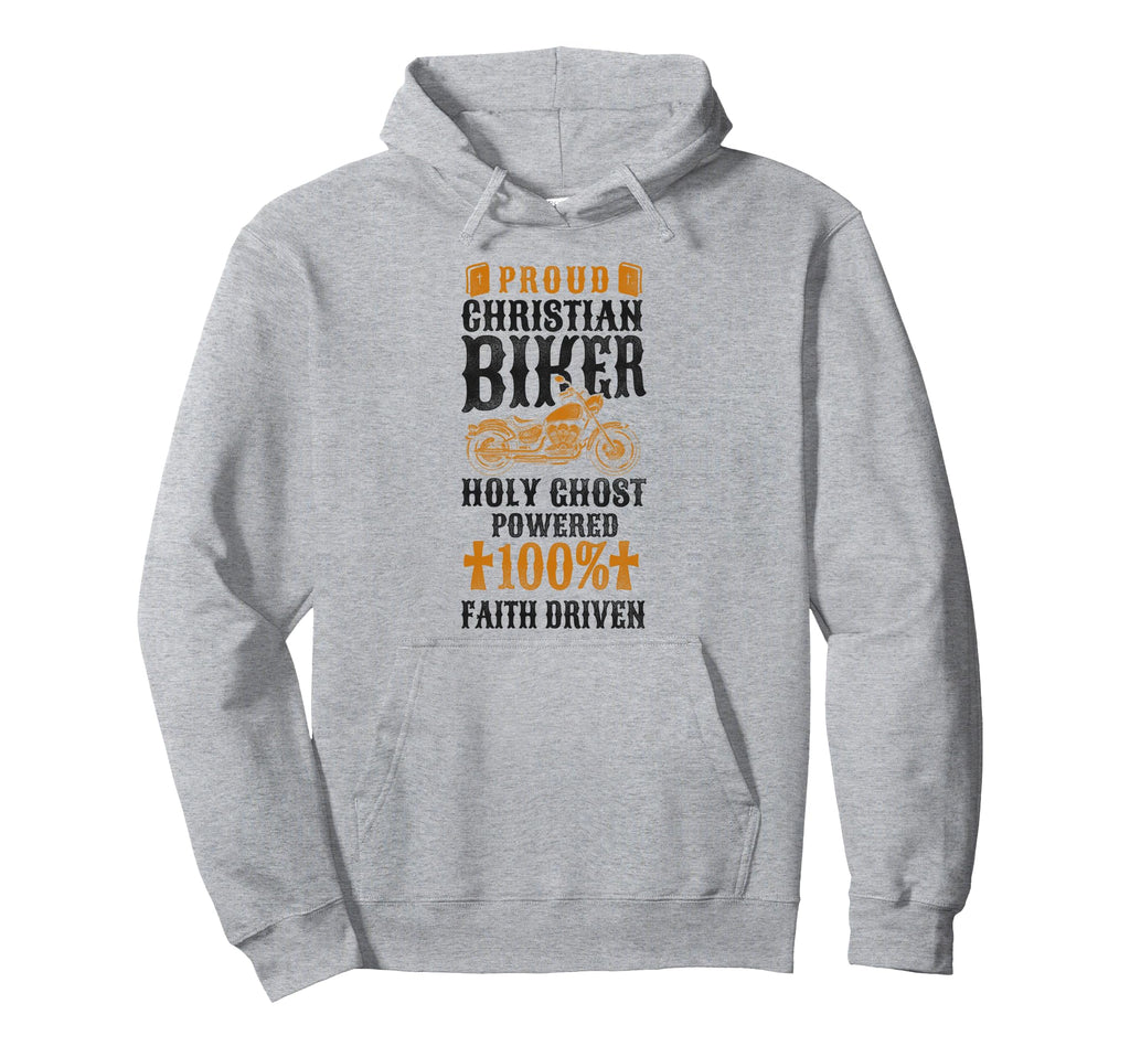 Christian Motorcycle Biker Proud Hoodie - Trendy Graphic for Adults - T-Shirt, Sweatshirt, Hoodie
