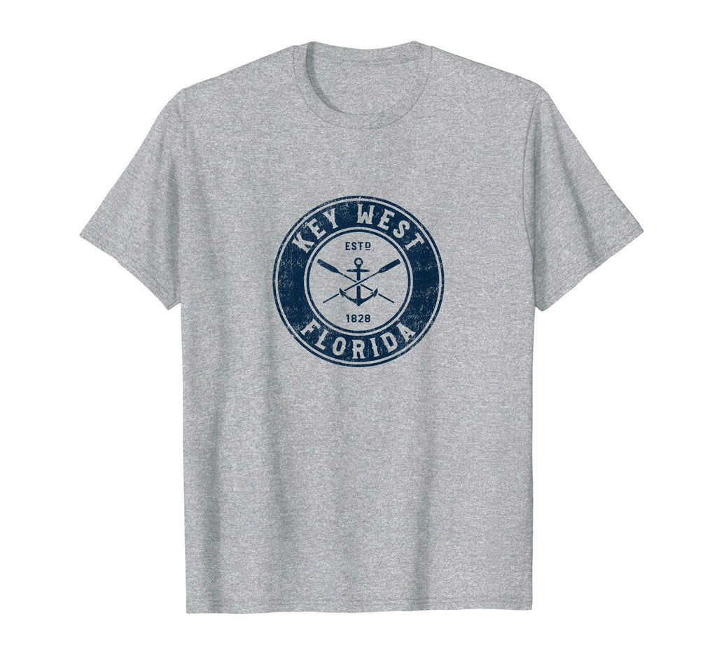 Key West Florida Fl Boat Anchor T-Shirt - Fun Novelty Design for Adults - T-Shirt, Sweatshirt, Hoodie