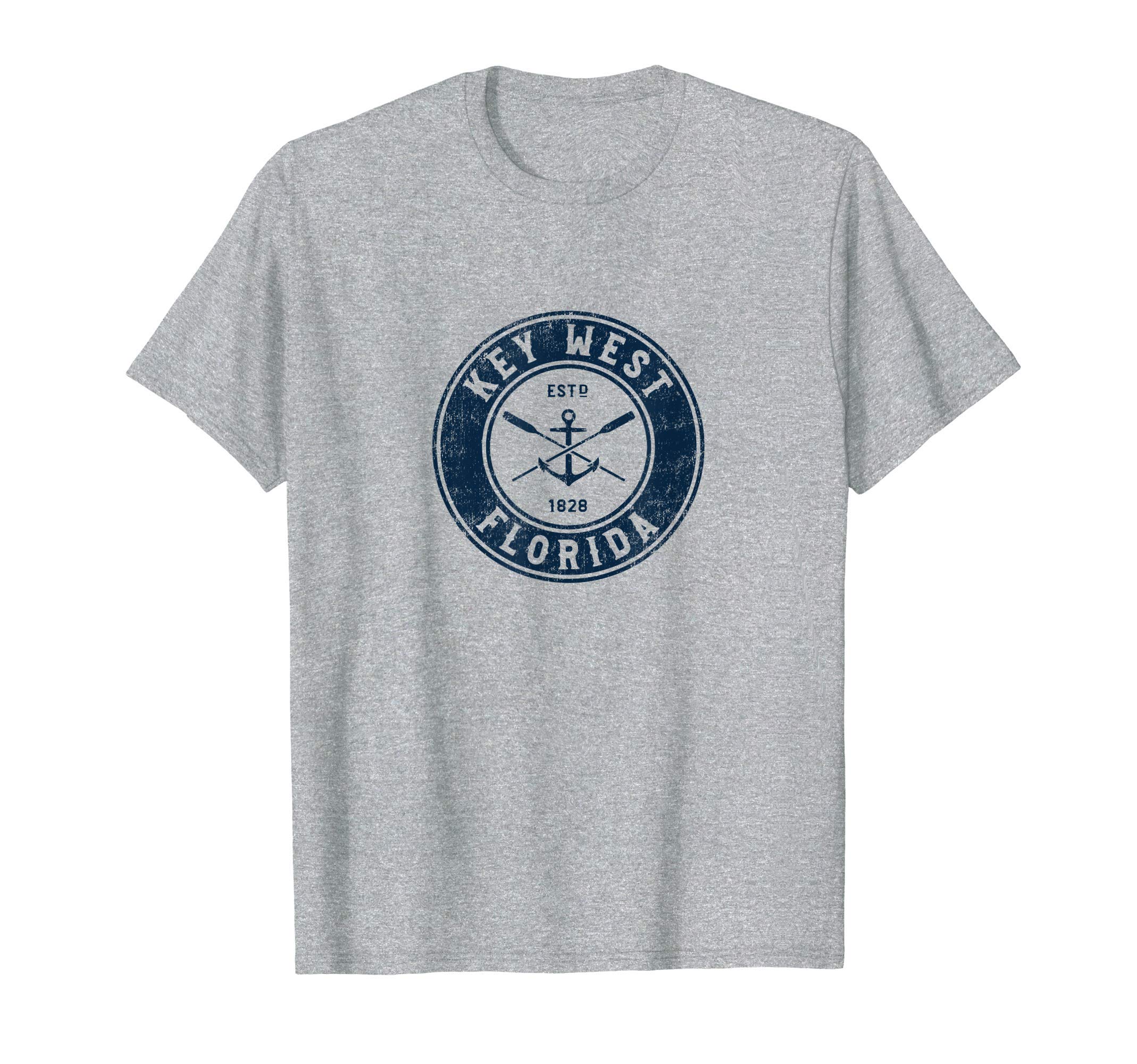 Key West Florida Fl Boat Anchor T-Shirt - Fun Novelty Design for Adults - T-Shirt, Sweatshirt, Hoodie