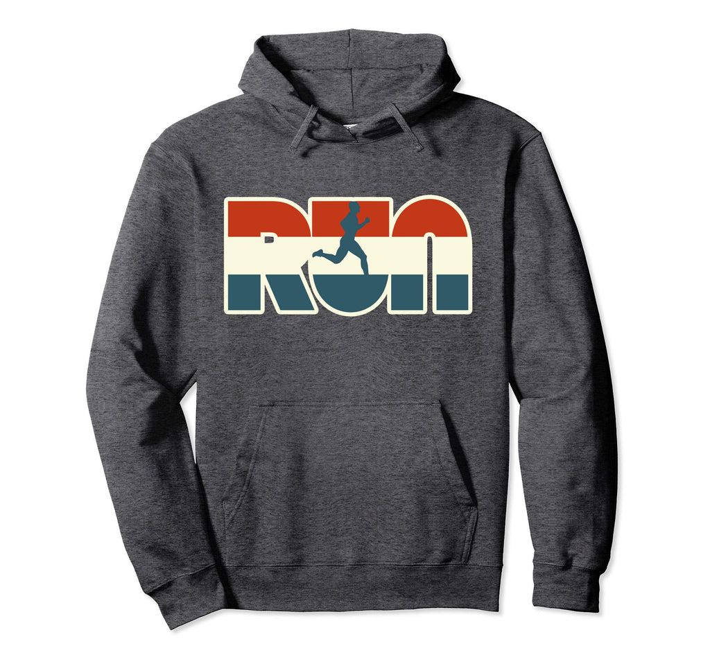 Run Red White Blue Typography Runner Hoodie - Trendy Graphic Unisex - T-Shirt, Sweatshirt, Hoodie