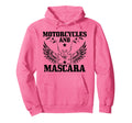 Motorcycles And Mascara Biker Funny Biker Hoodie - Custom Art Print Unisex - T-Shirt, Sweatshirt, Hoodie