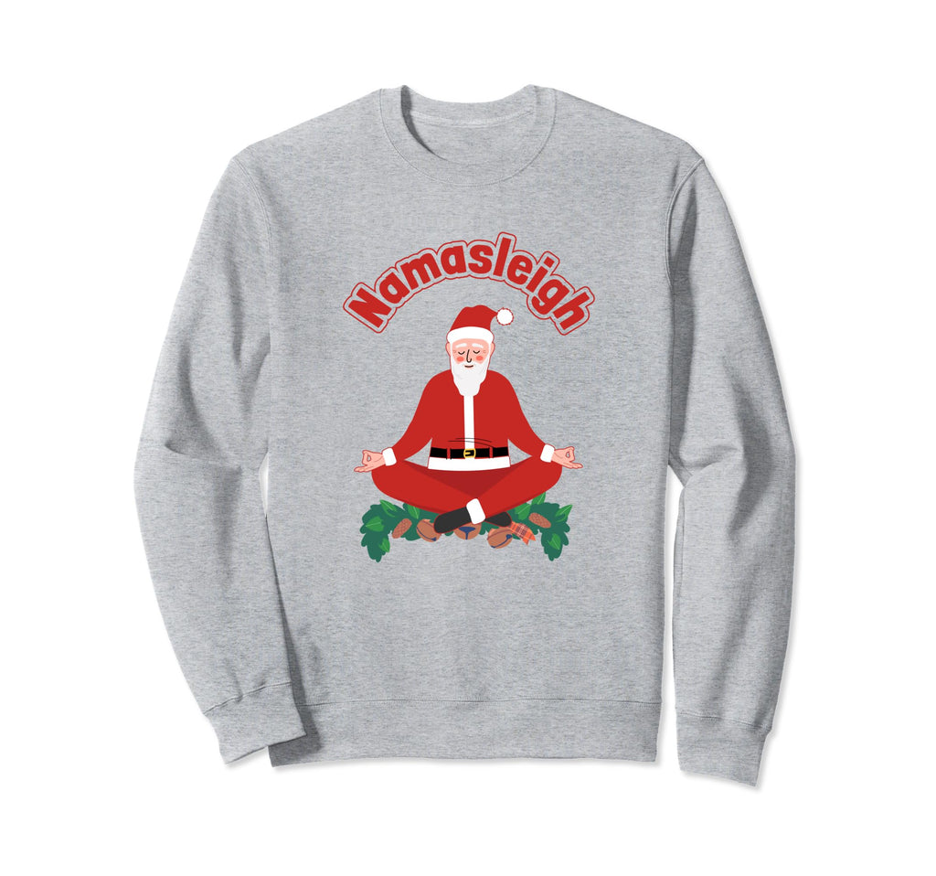Yoga Santa Claus Namasleigh Sweatshirt - Aesthetic Graphic Unisex - T-Shirt, Sweatshirt, Hoodie
