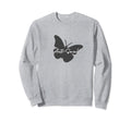 Anti Social Butterfly Anti Social Sweatshirt - Fun Novelty Design Unisex - T-Shirt, Sweatshirt, Hoodie