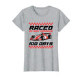 100Th Day School100 Days Race Car Raced T-Shirt - Graphic Print Men Women - T-Shirt, Sweatshirt, Hoodie