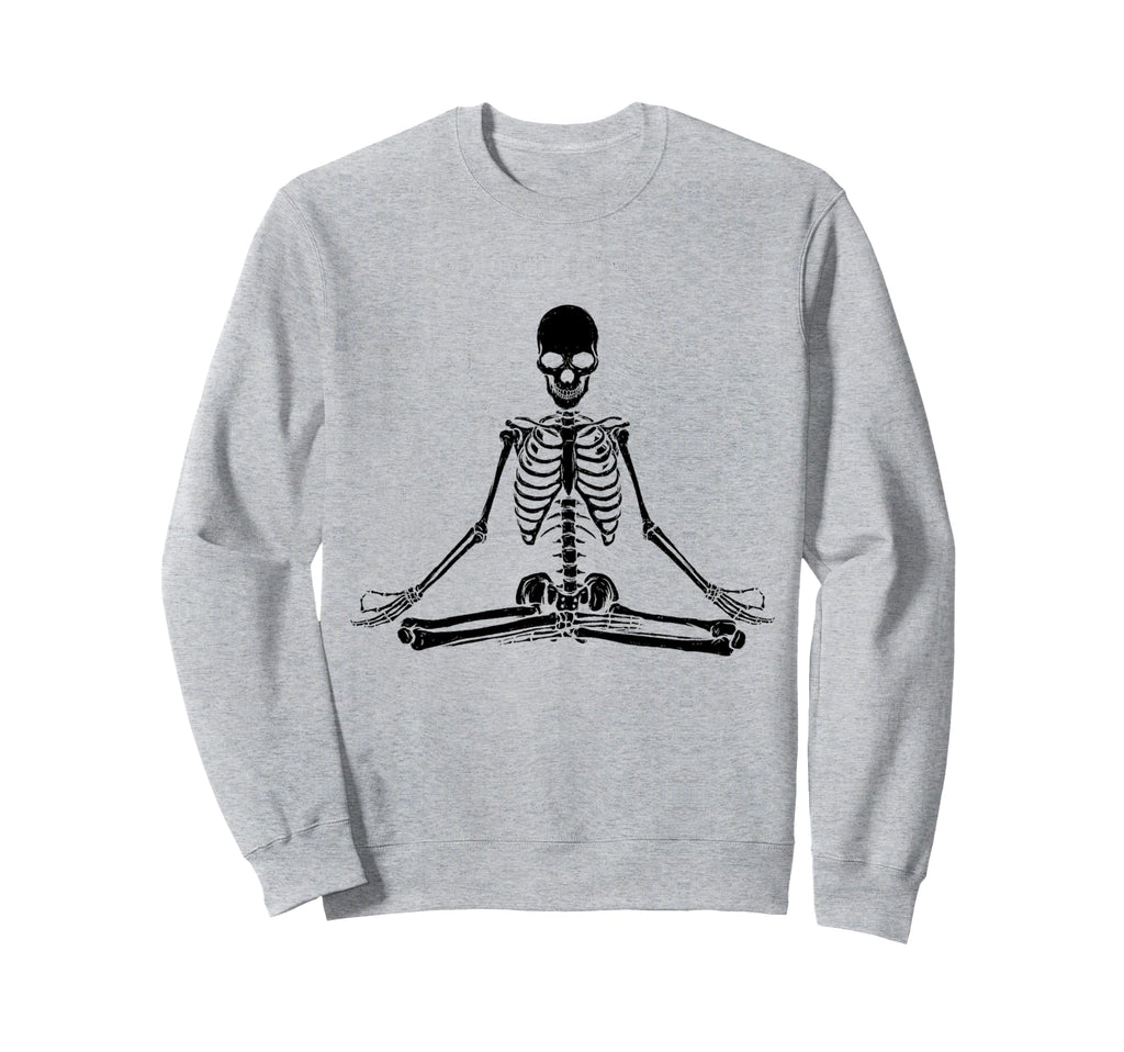 Skeleton Meditation Yoga Zen Sweatshirt - Streetwear Style Unisex - T-Shirt, Sweatshirt, Hoodie