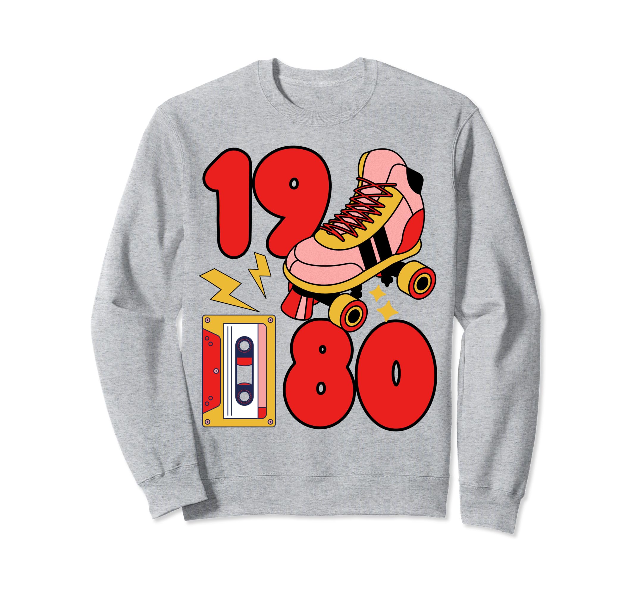 80S Vibes Best 1980 Rap Music Punk Sweatshirt - Graphic Print Men Women - T-Shirt, Sweatshirt, Hoodie