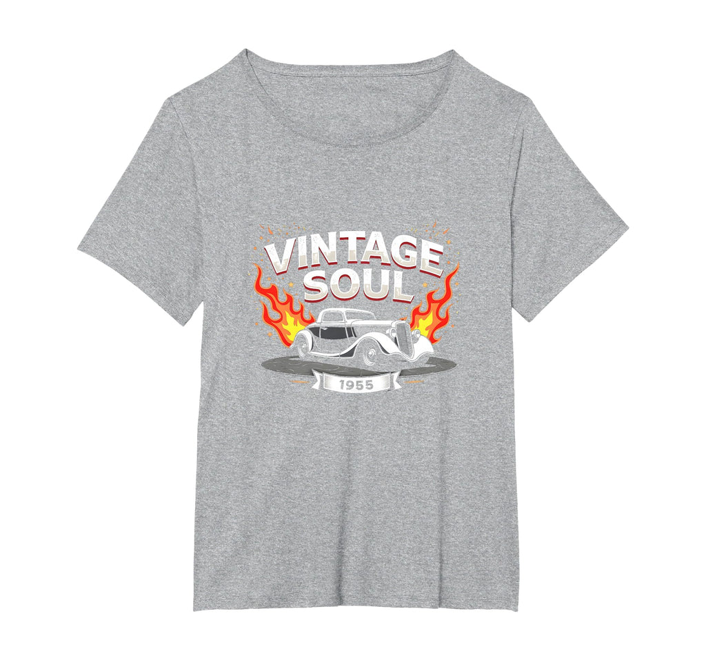 Soul Hot Rod 1955 Car Womens Plus T-Shirt - Fun Novelty Design for Adults - T-Shirt, Sweatshirt, Hoodie