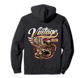 Oldschool Biker Motorcycle Hoodie - Casual Everyday Wear for Adults - T-Shirt, Sweatshirt, Hoodie