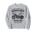 Brandons Garage Motorcycle Name Sweatshirt - Unique Graphic Men Women - T-Shirt, Sweatshirt, Hoodie