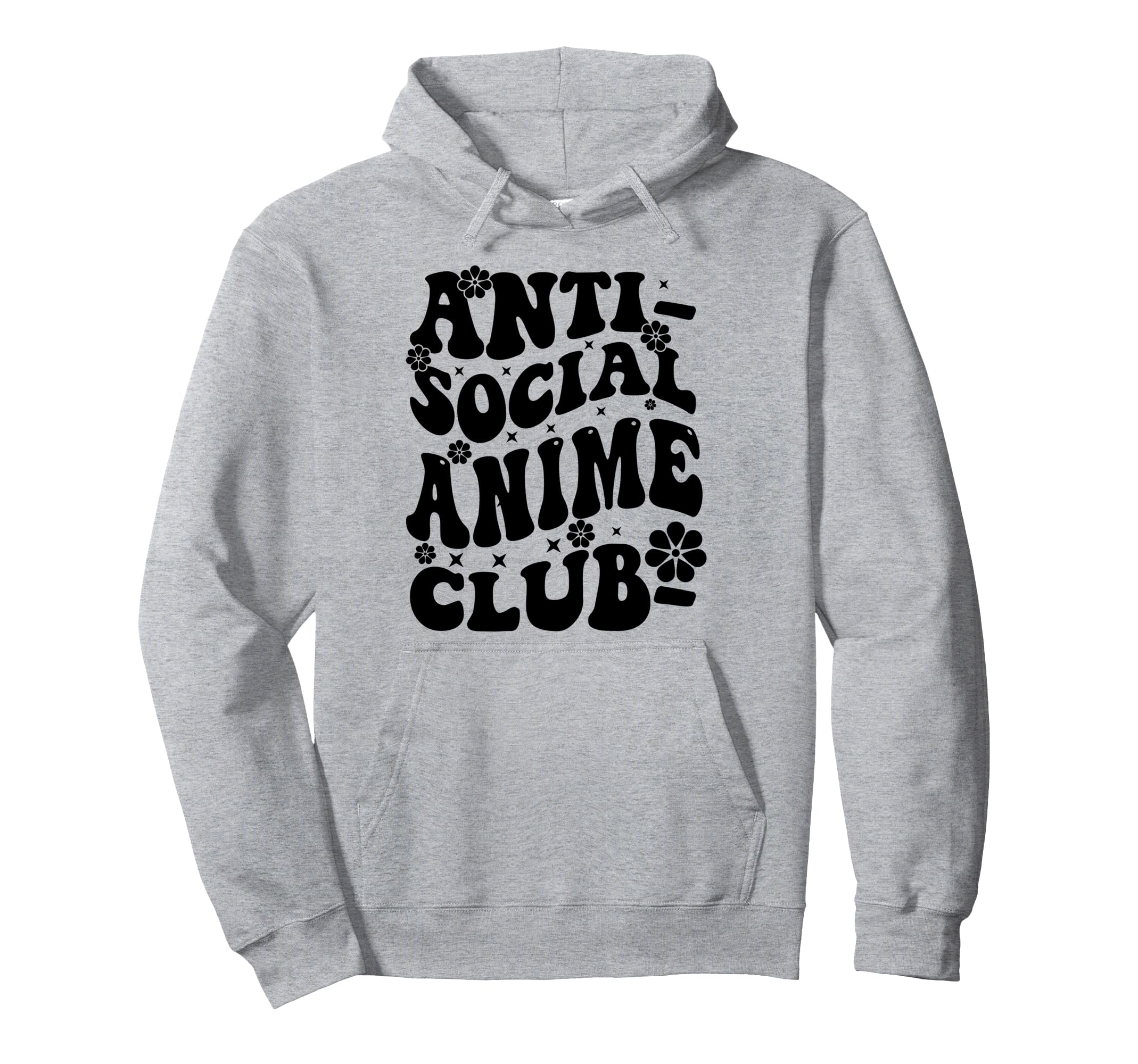 Anti Social Anime Club Anime Kawaii Hoodie - Trendy Graphic Men Women - T-Shirt, Sweatshirt, Hoodie