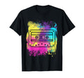 Cassette Tape Neon 80S Music Lover T-Shirt - Fun Novelty Design Unisex - T-Shirt, Sweatshirt, Hoodie