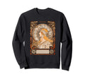 Womens Bohemian Art Nouveau Mucha Sweatshirt - Fun Novelty Design Unisex - T-Shirt, Sweatshirt, Hoodie