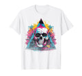 Skull Vaporwave Retrowave Aesthetic T-Shirt - Fun Novelty Design Unisex - T-Shirt, Sweatshirt, Hoodie