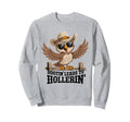 Hootin Leads To Hollerin Cowboy Owl Sweatshirt - Minimalist Print Unisex - T-Shirt, Sweatshirt, Hoodie