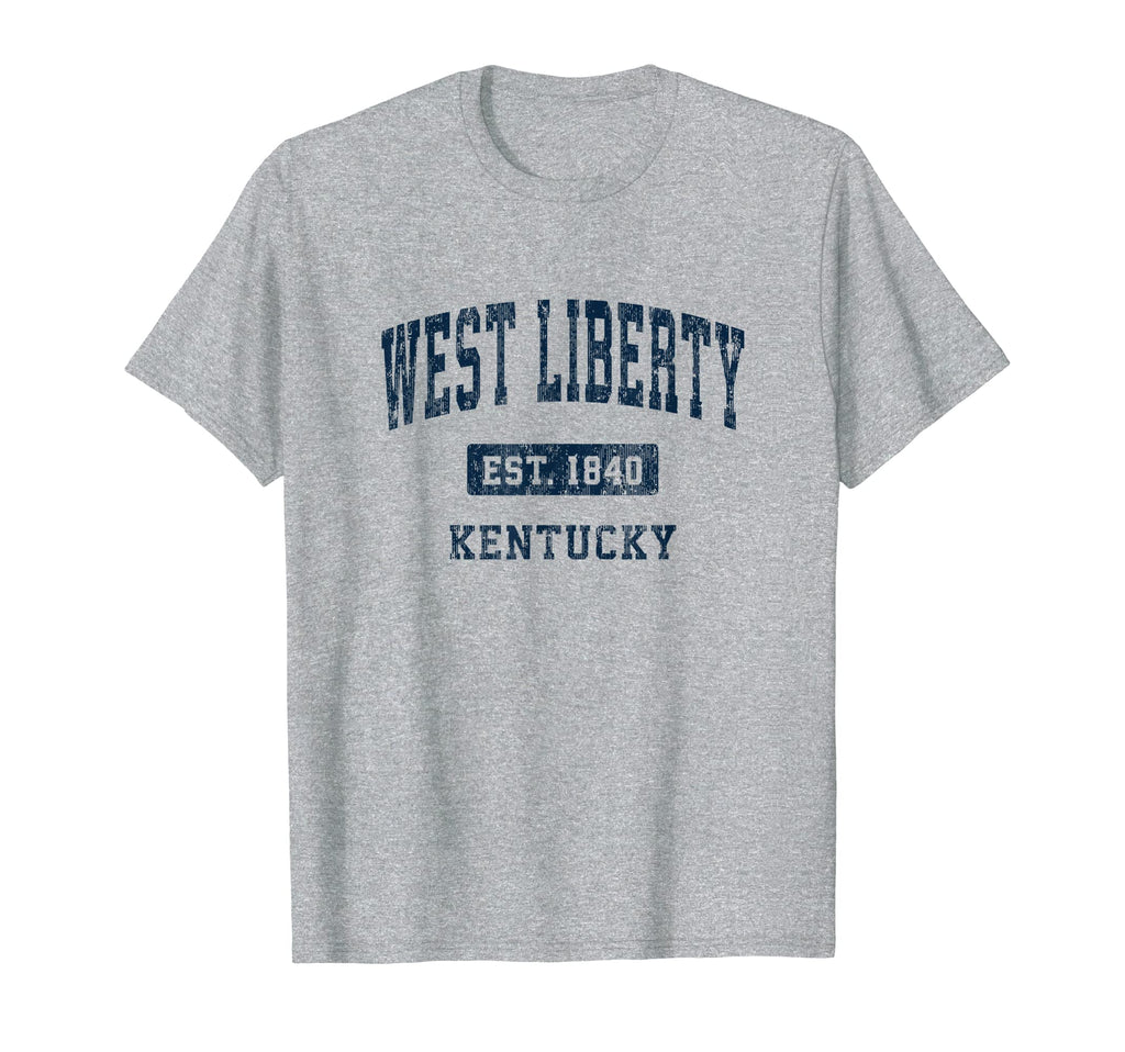 West Liberty Kentucky Ky Athletic Sports T-Shirt - Minimalist Print Unisex - T-Shirt, Sweatshirt, Hoodie