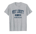 West Liberty Kentucky Ky Athletic Sports T-Shirt - Minimalist Print Unisex - T-Shirt, Sweatshirt, Hoodie
