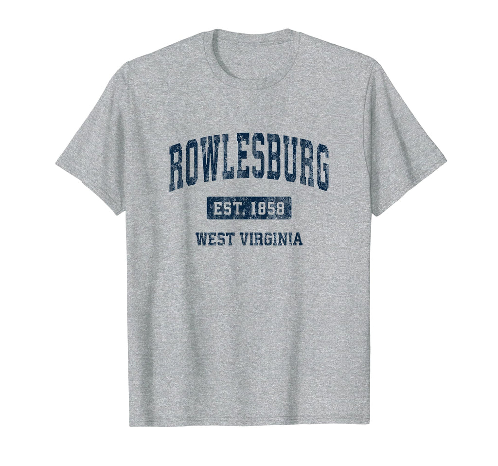 Rowlesburg West Virginia Wv Athletic T-Shirt - Custom Art Print Unisex - T-Shirt, Sweatshirt, Hoodie